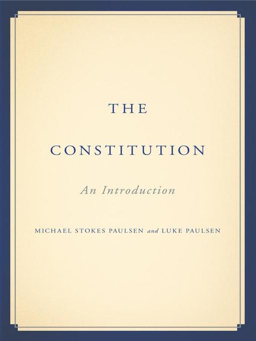 Title details for The Constitution by Luke Paulsen - Wait list